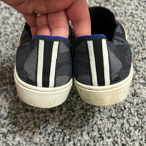 Rothy’s Original Slip On Sneaker Grey Camo - Picture 6 of 7